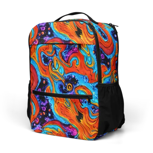 Sonic Lava on a Utility Backpack