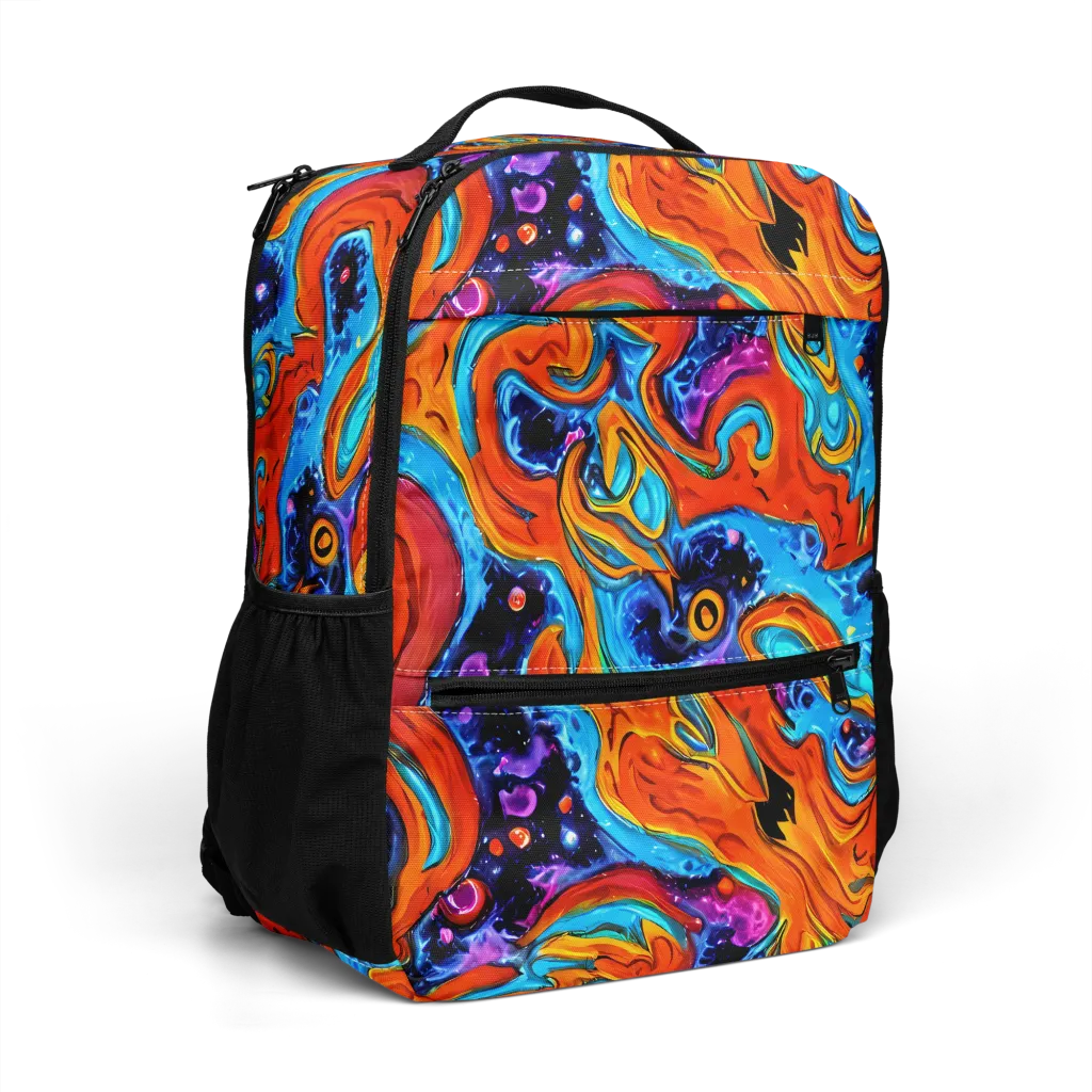 Sonic Lava on Utility Backpack — Right Front
