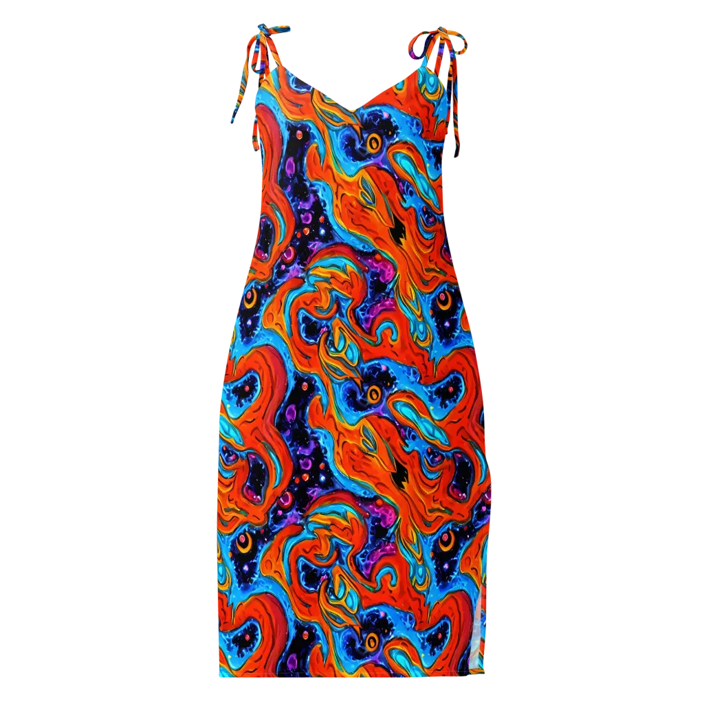 Sonic Lava on Slip Dress — Front