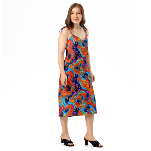 Sonic Lava on a Slip Dress
