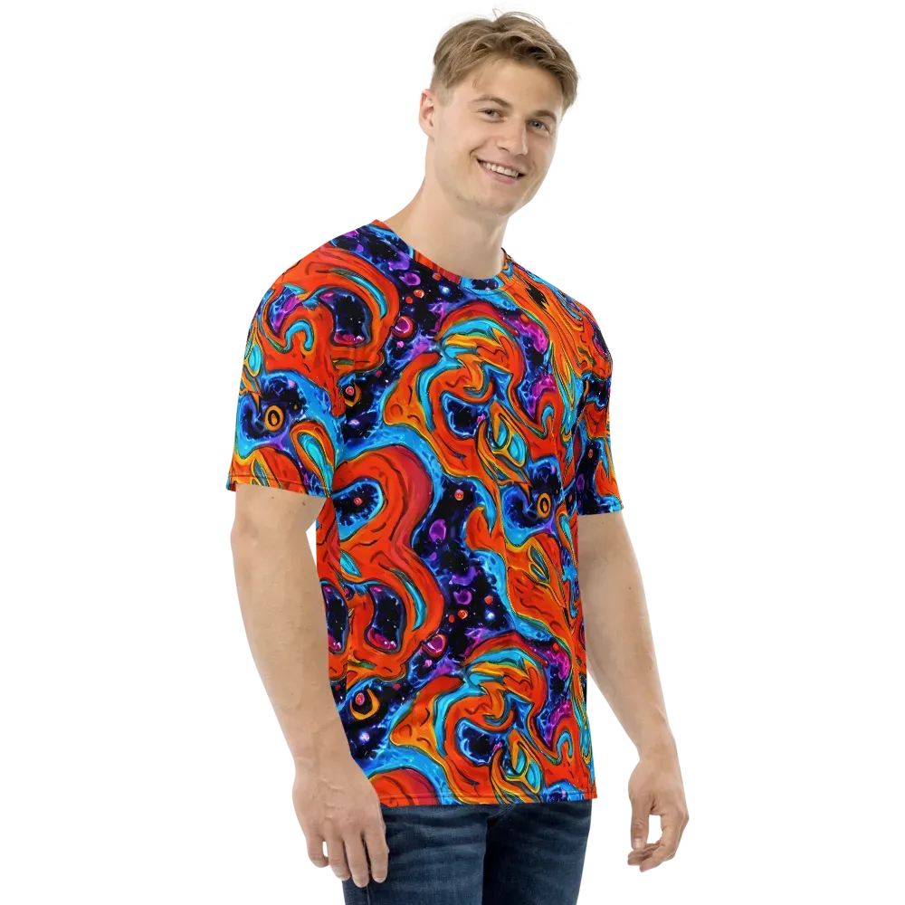 Sonic Lava on Men's Crew Neck T-Shirt — Right