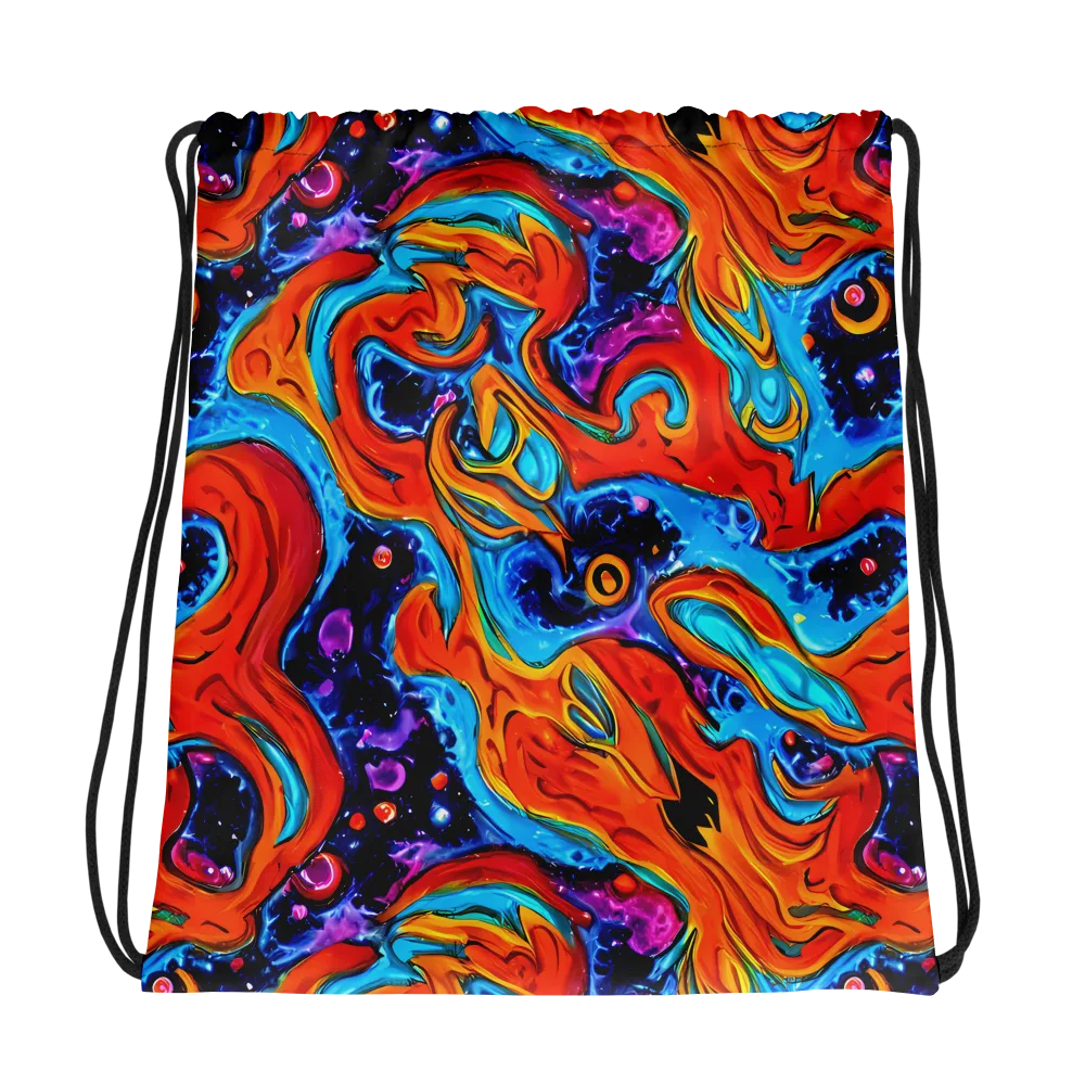 Sonic Lava on Drawstring Bag — Photo