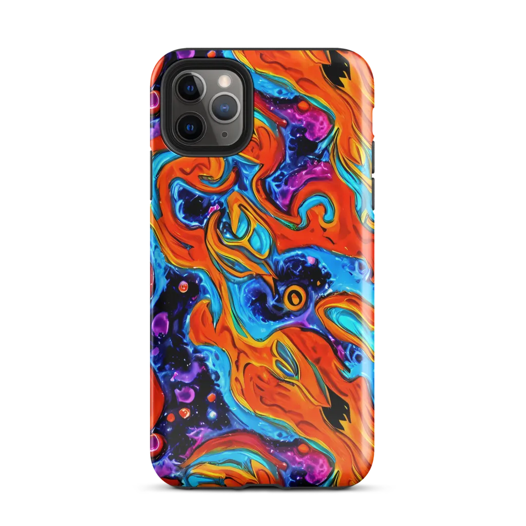 Sonic Lava on Tough Case for iPhone® — Front