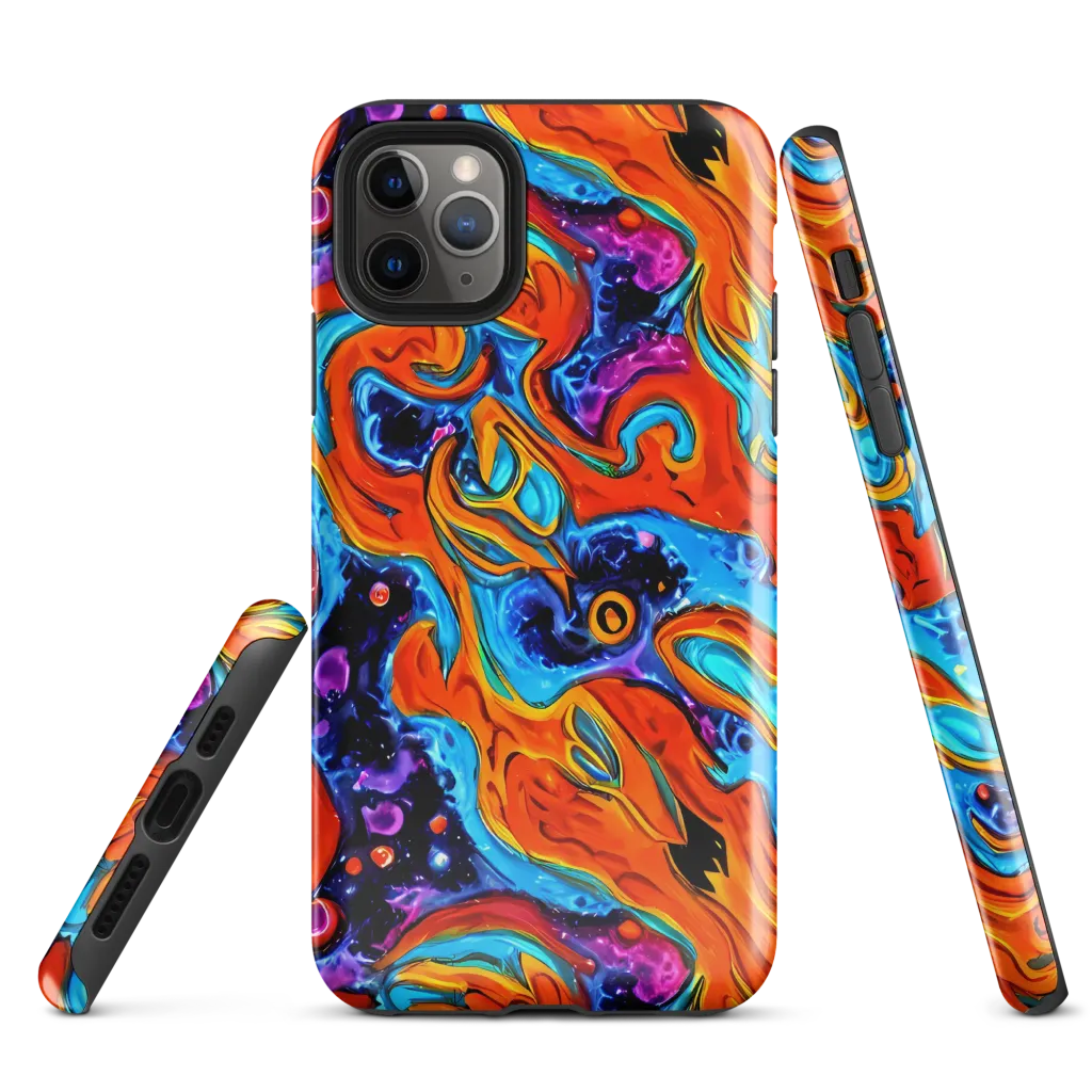 Sonic Lava on Tough Case for iPhone® — Front