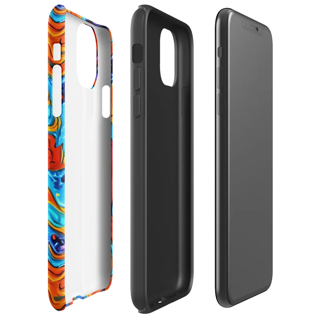 Sonic Lava on Tough Case for iPhone® — Right