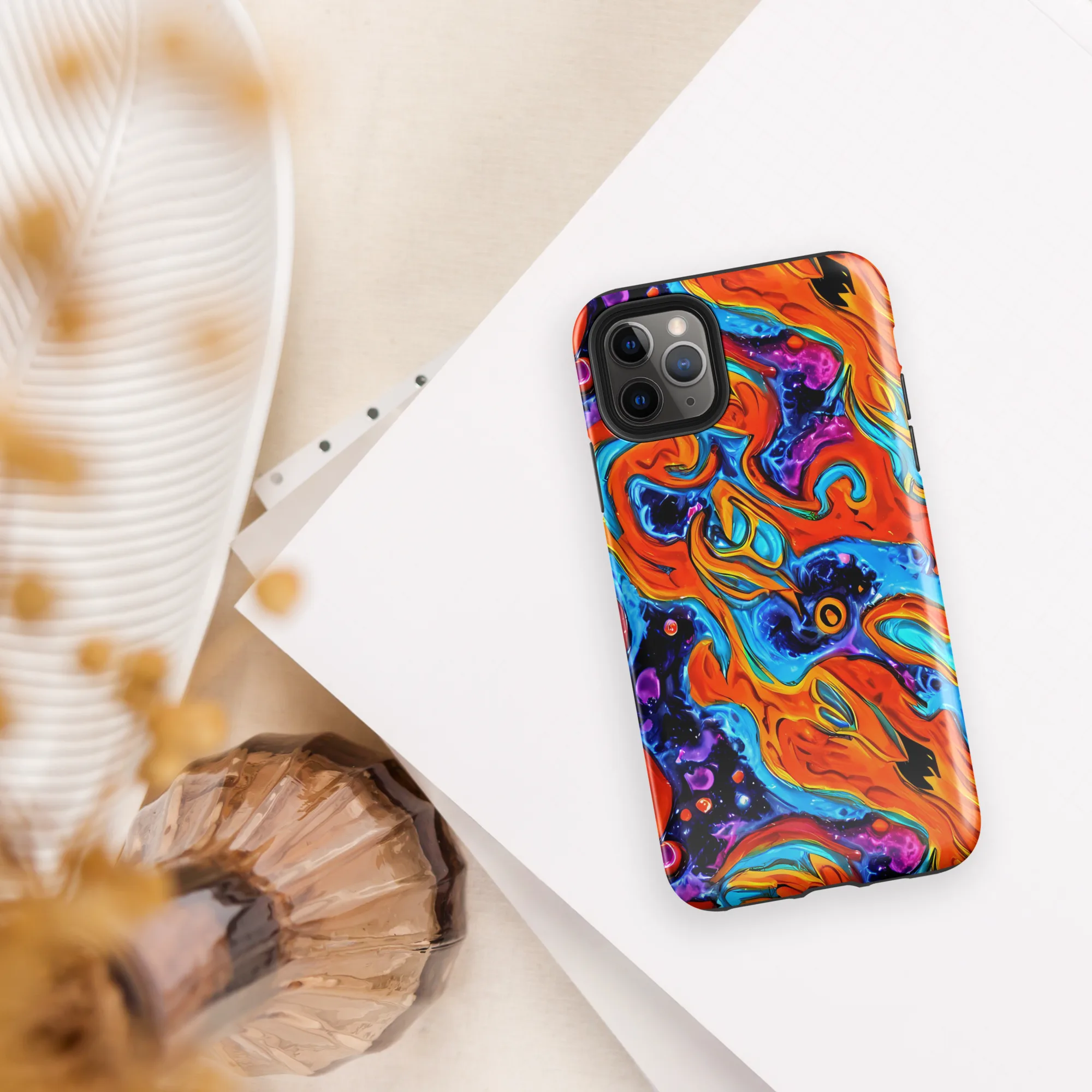 Sonic Lava on Tough Case for iPhone® — Front