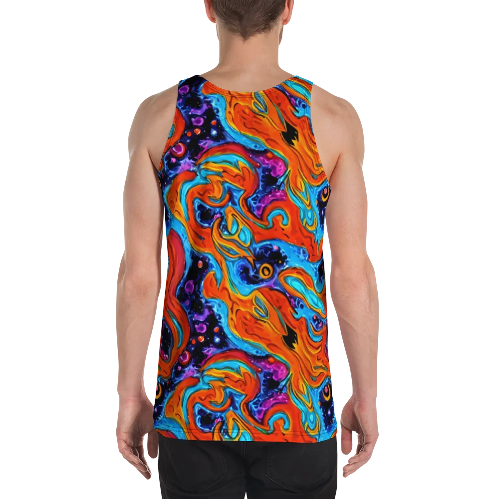 Sonic Lava on Men's Tank Top — Back