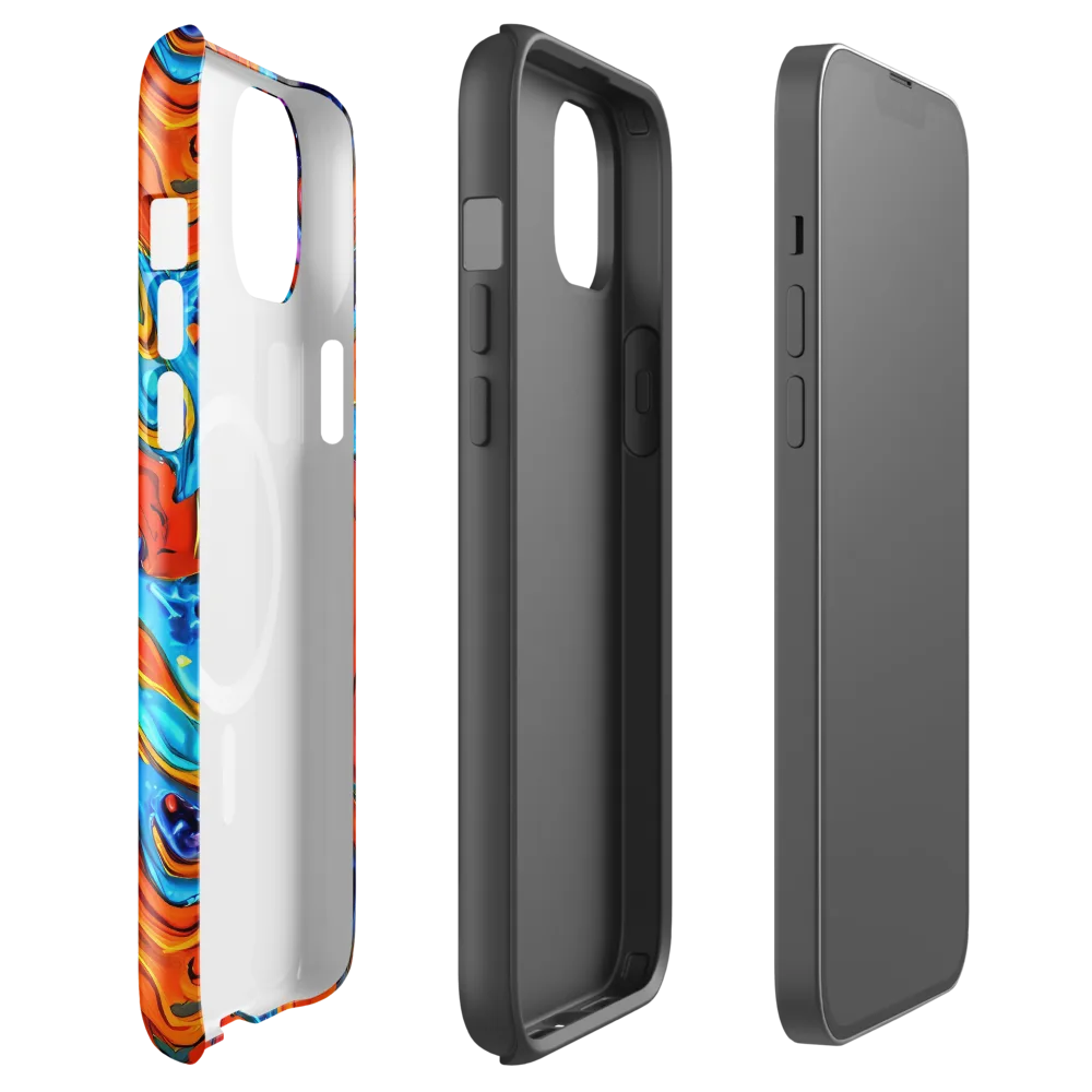 Sonic Lava on MagSafe Tough Case for iPhone® — Front