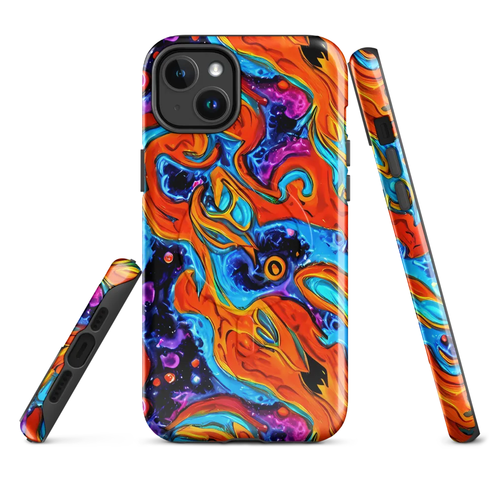 Sonic Lava on MagSafe Tough Case for iPhone® — Front