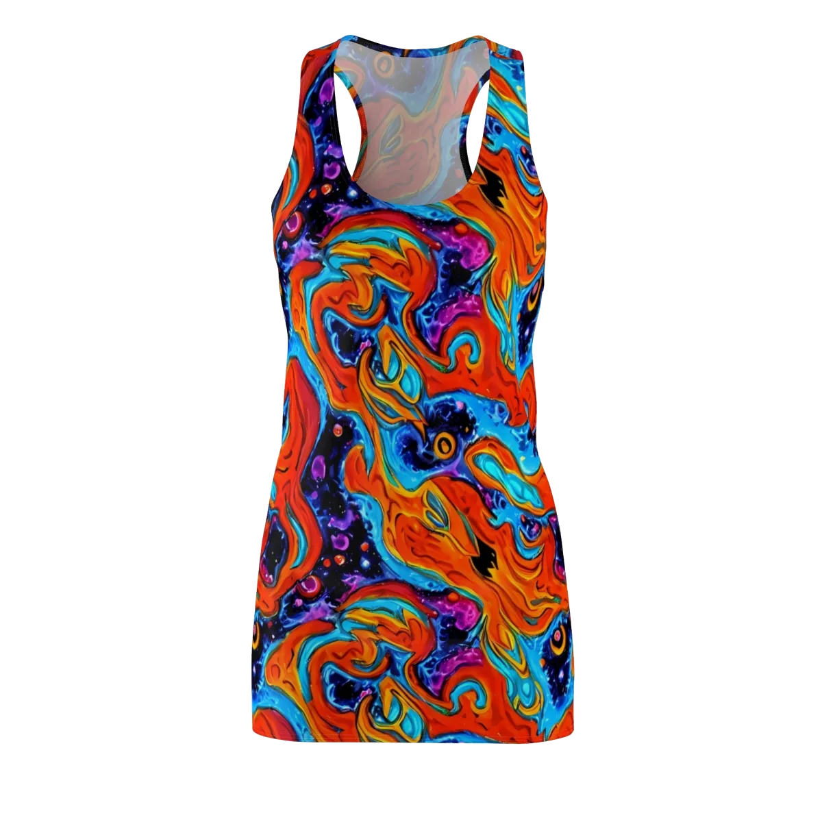 Sonic Lava on Racerback Dress — Front
