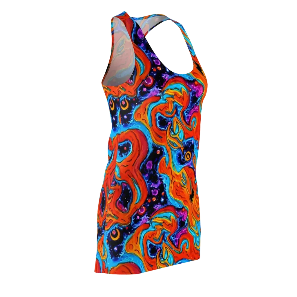 Sonic Lava on Racerback Dress — Front Side