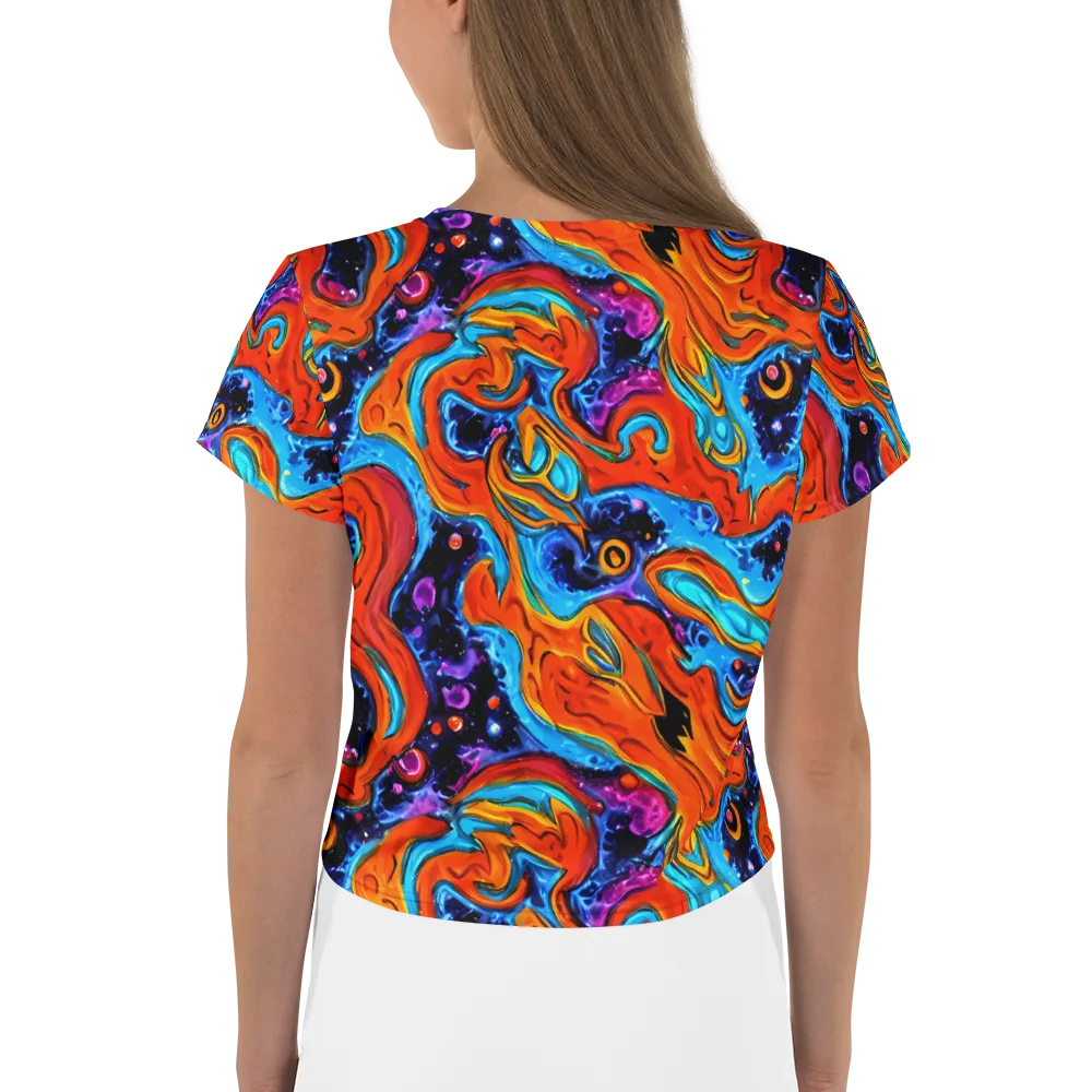Sonic Lava on Crop Tee — Back