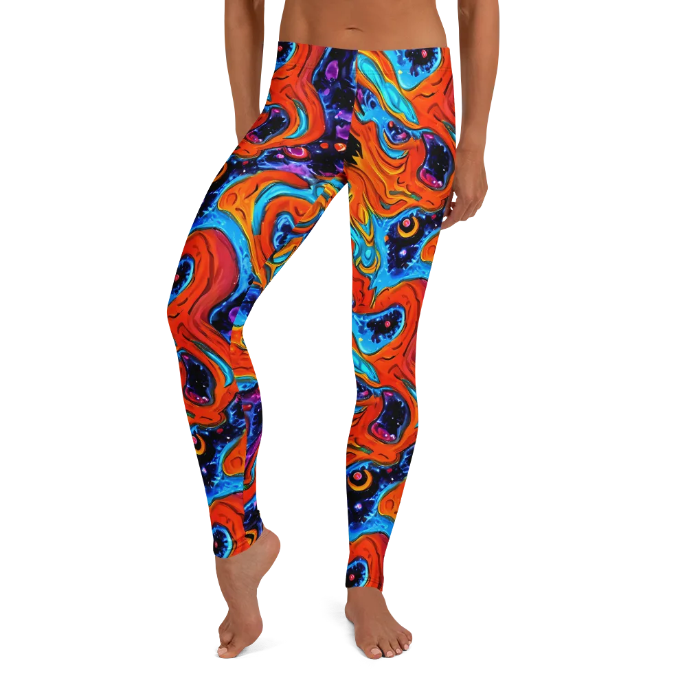 Sonic Lava on Leggings — Front