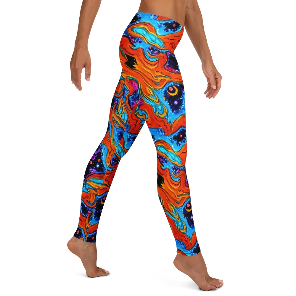 Sonic Lava on Leggings — Right