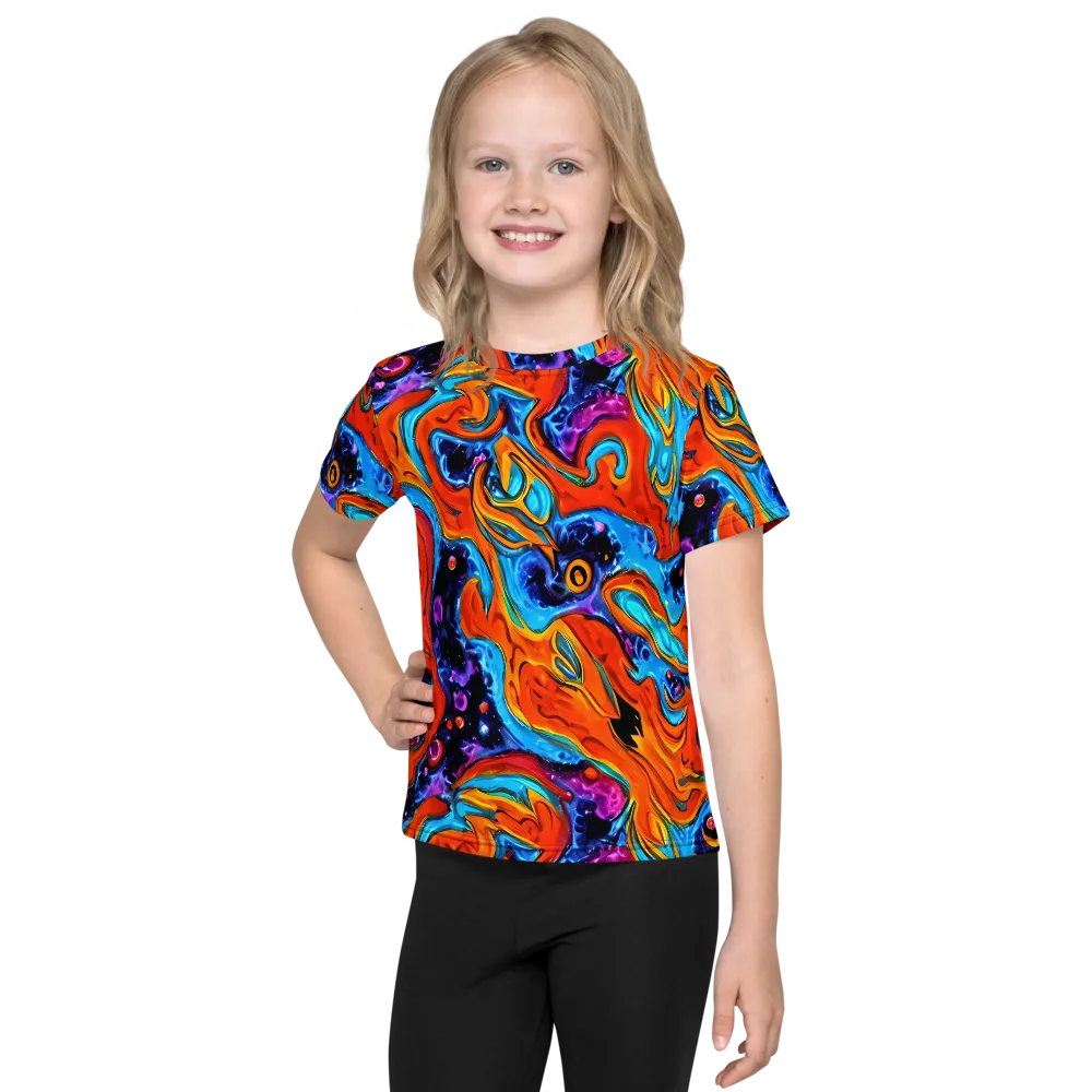 Sonic Lava on Kids Crew Neck T-Shirt — Front