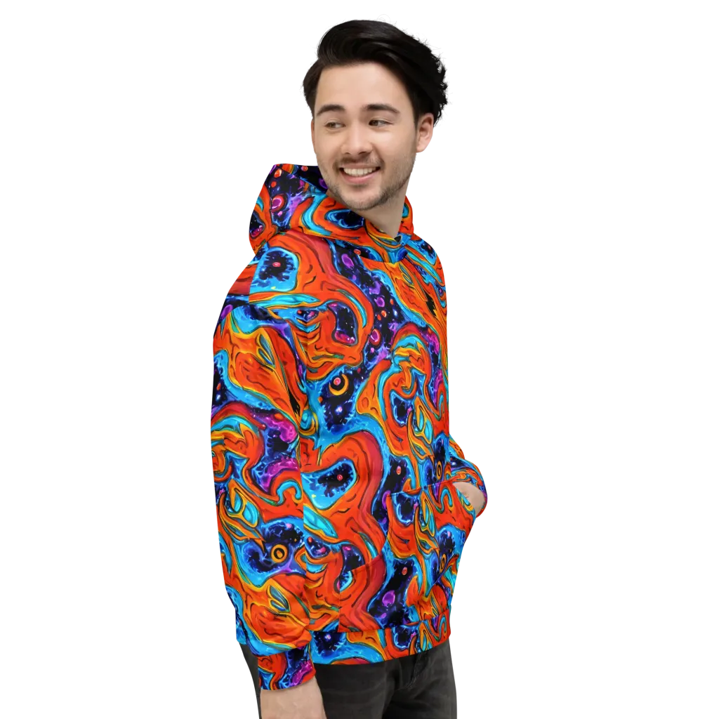 Sonic Lava on Hoodie — Right