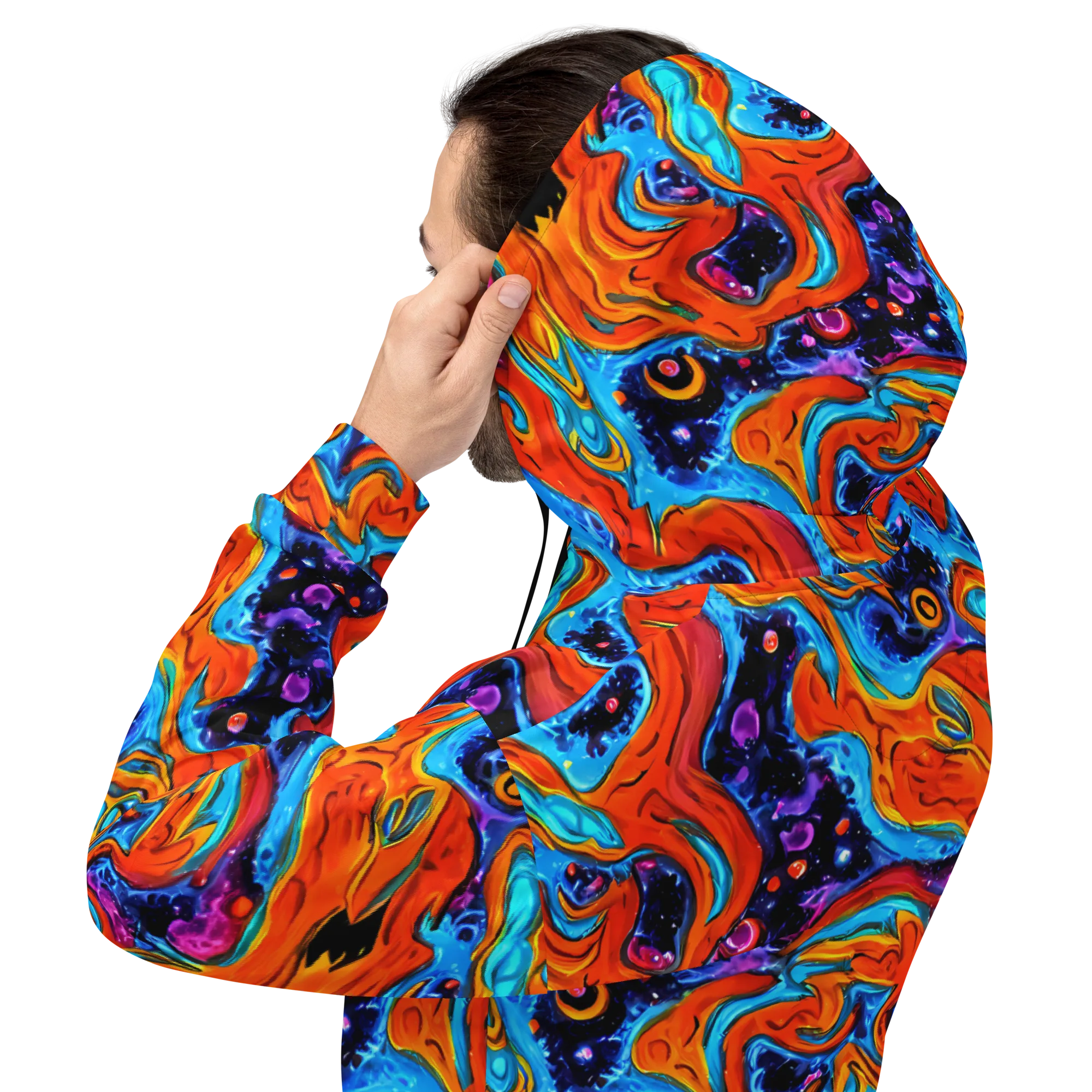 Sonic Lava on Hoodie — Back