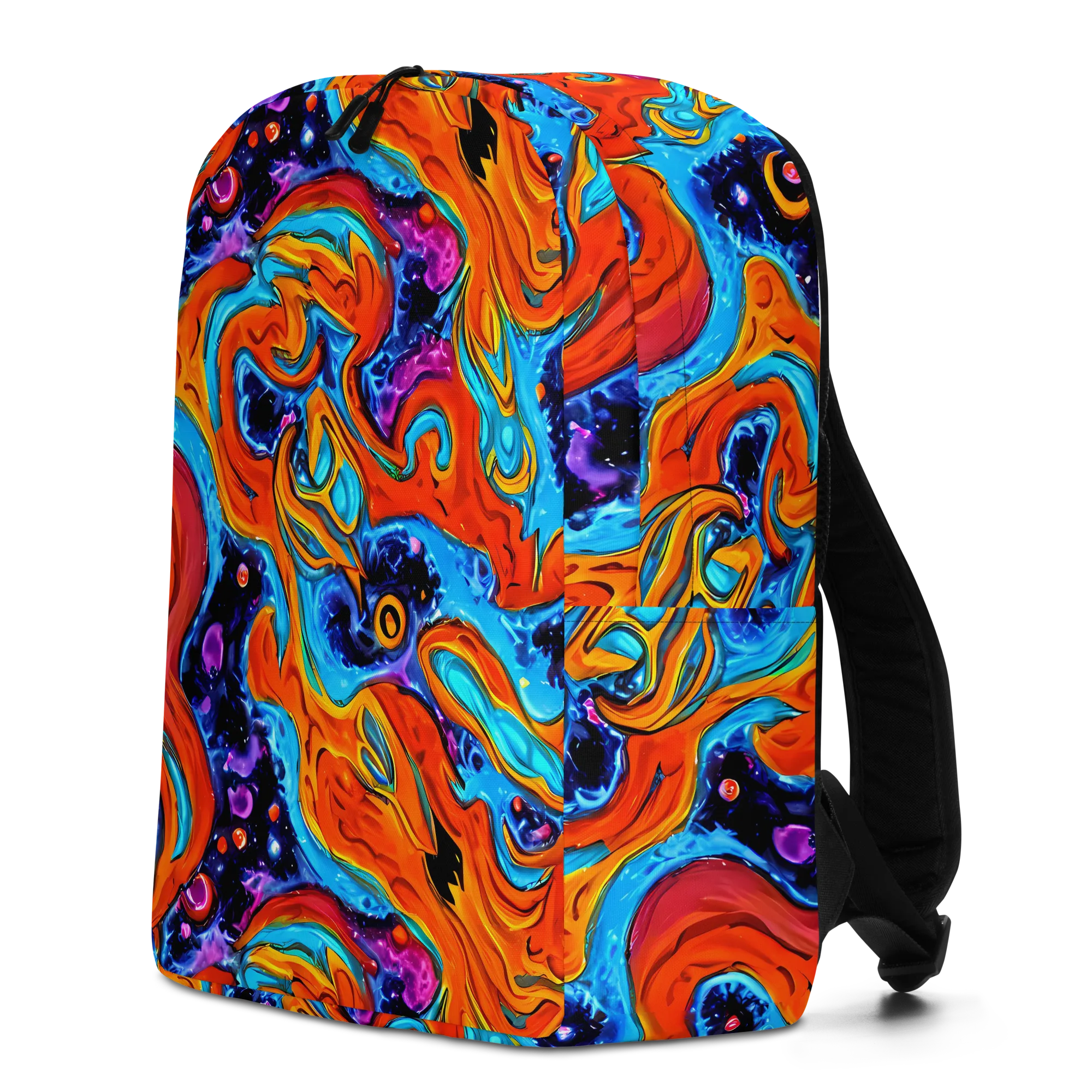 Sonic Lava on Minimalist Backpack — Left