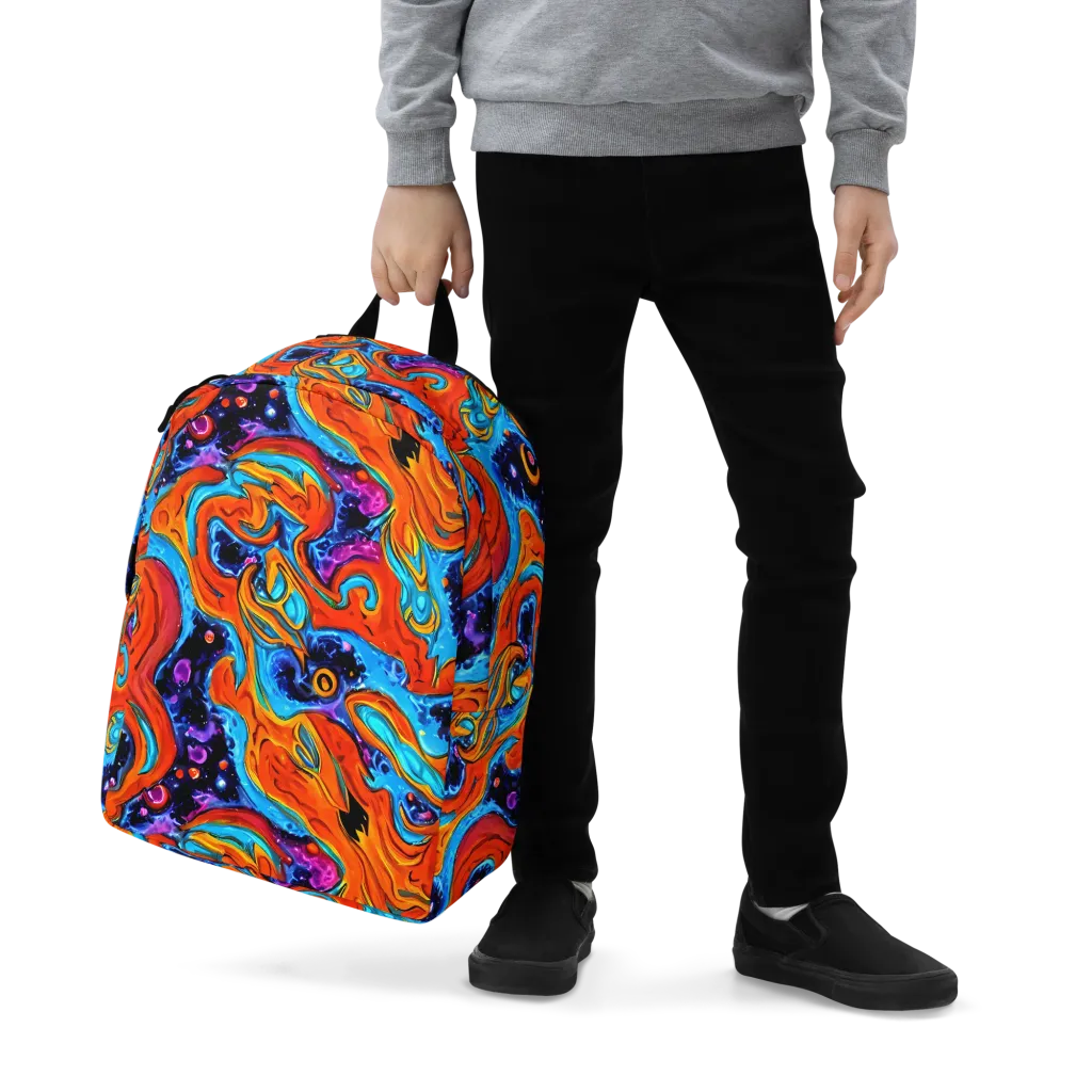 Sonic Lava on Minimalist Backpack — Zoomed-in