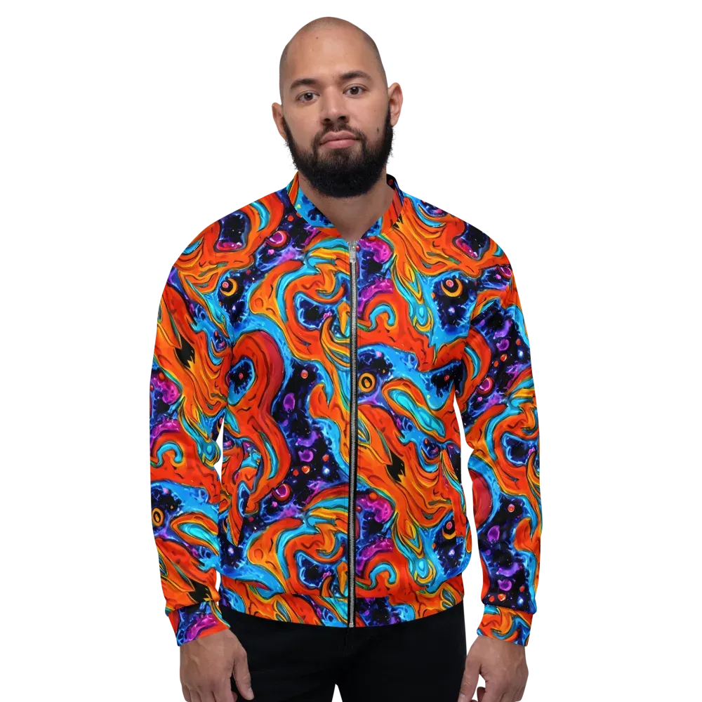 Sonic Lava on Bomber Jacket — Front