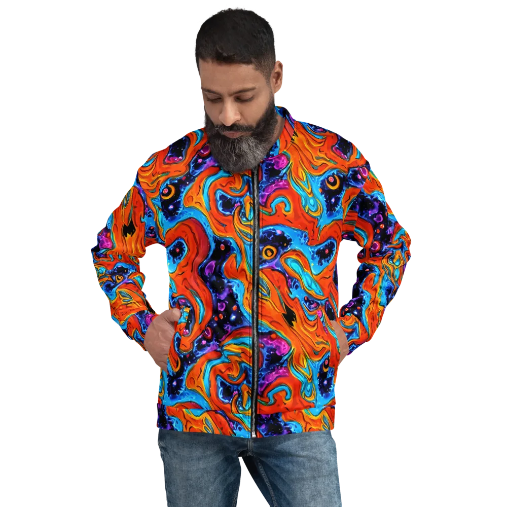 Sonic Lava on Bomber Jacket — Front