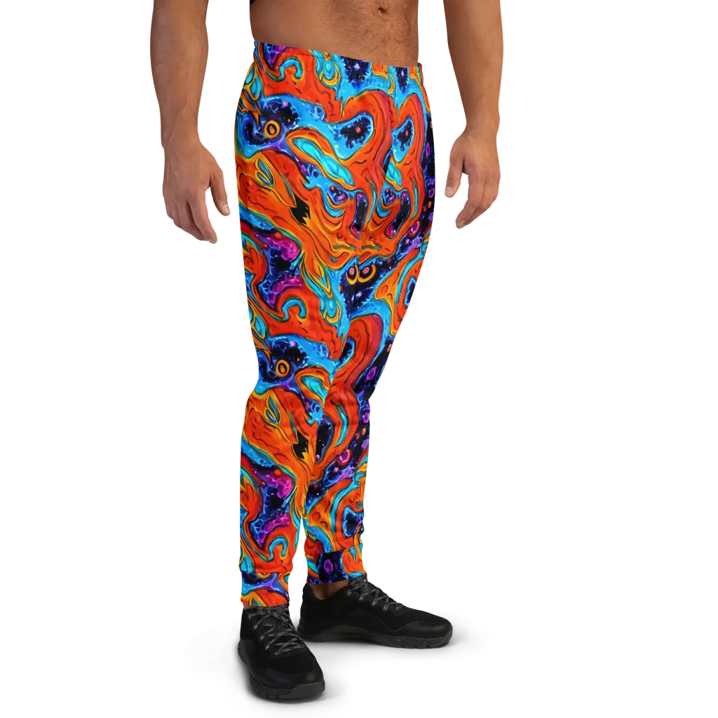 Sonic Lava on Men's Joggers — Right