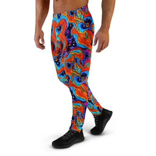 Sonic Lava on a Men's Joggers