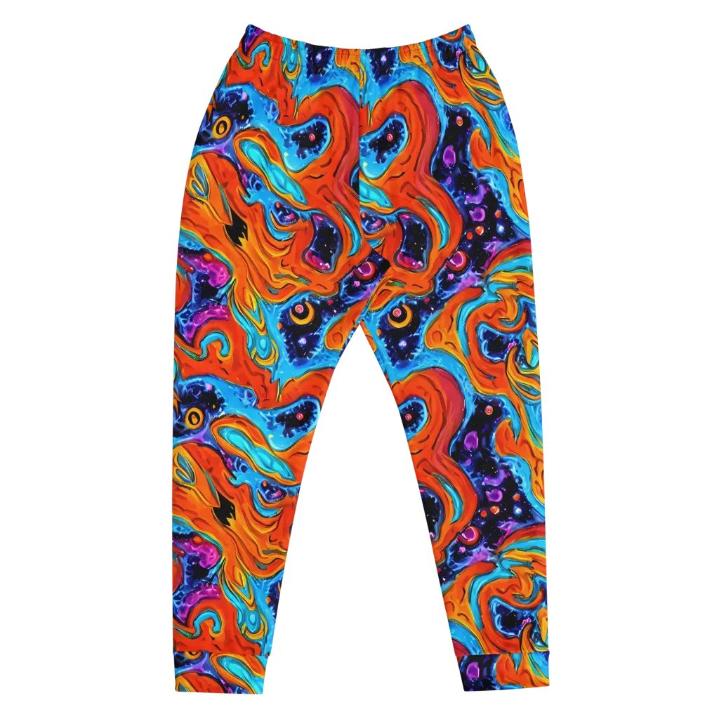 Sonic Lava on Men's Joggers — Front