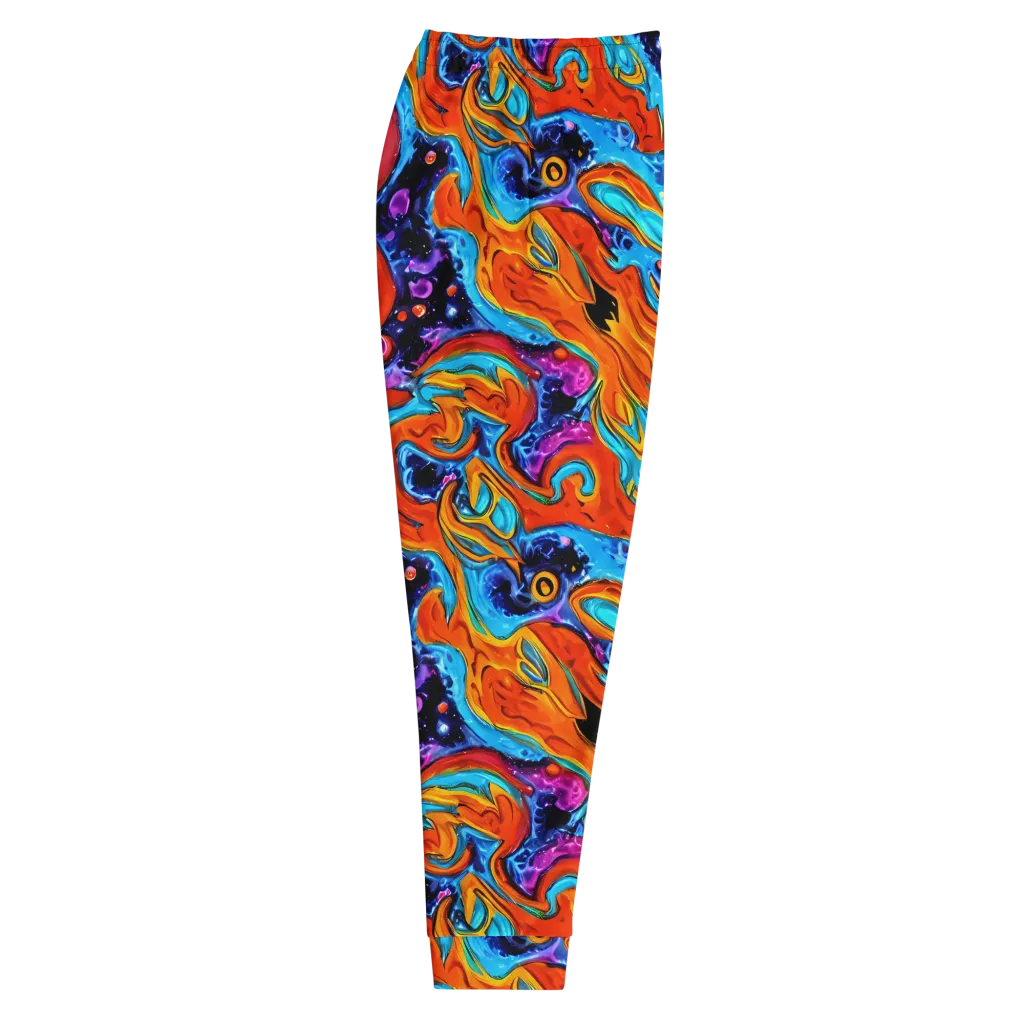 Sonic Lava on Men's Joggers — Right