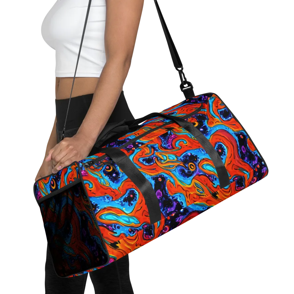 Sonic Lava on Duffle Bag — Front