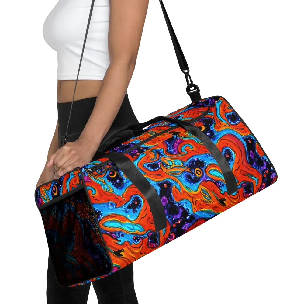 Sonic Lava on Duffle Bag — Front