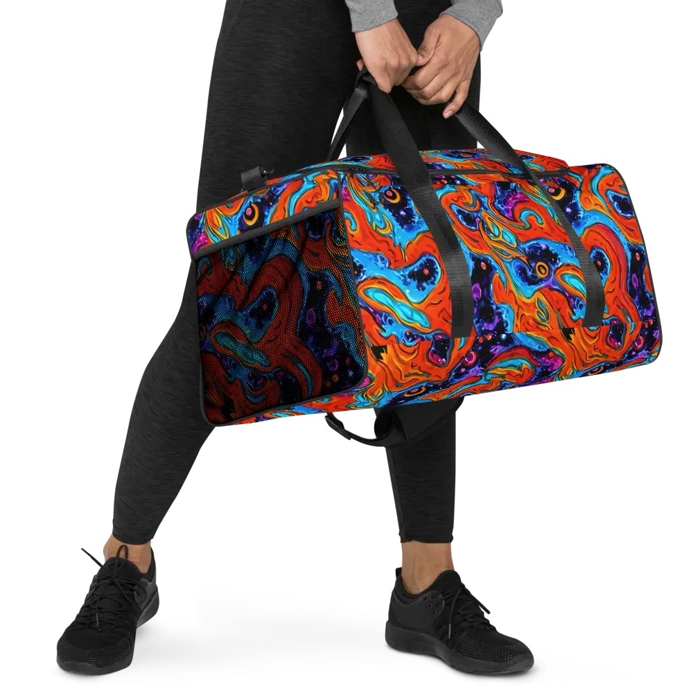 Sonic Lava on Duffle Bag — Right Front