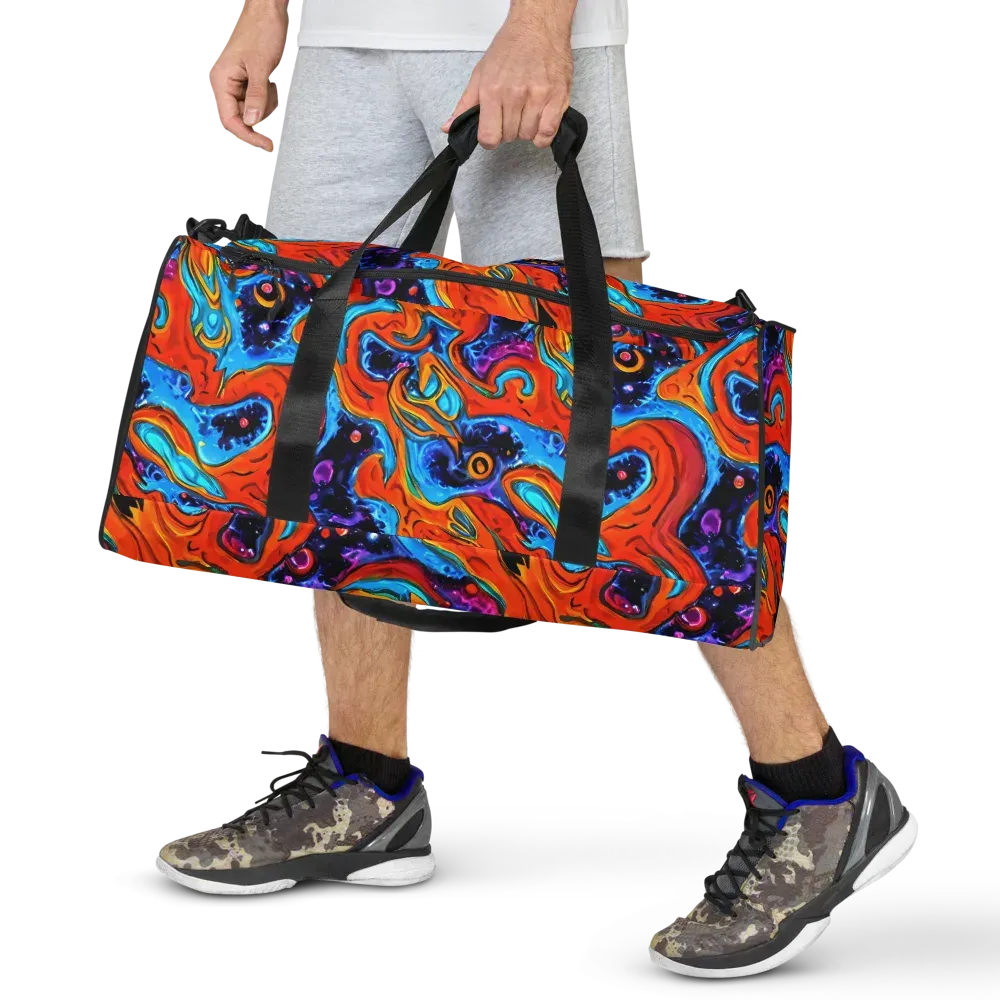 Sonic Lava on Duffle Bag — Front