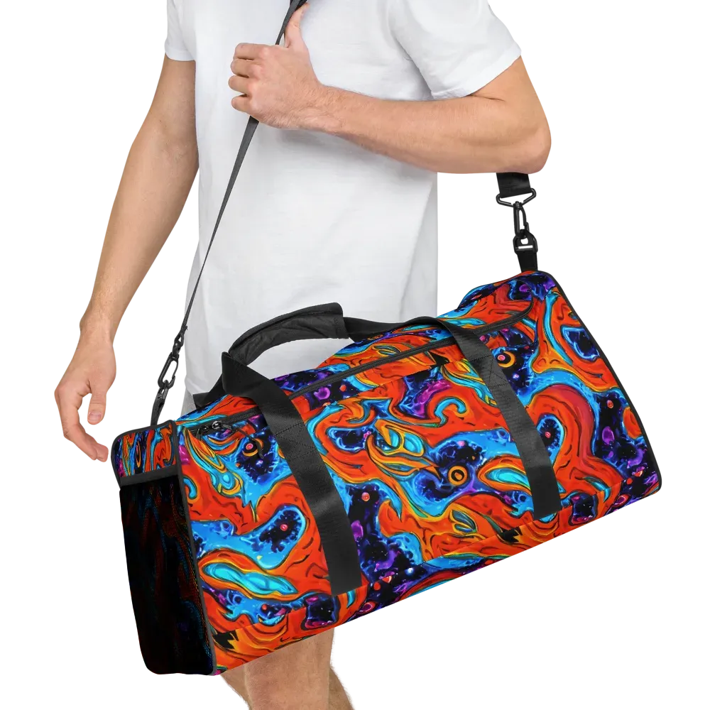 Sonic Lava on Duffle Bag — Right Front