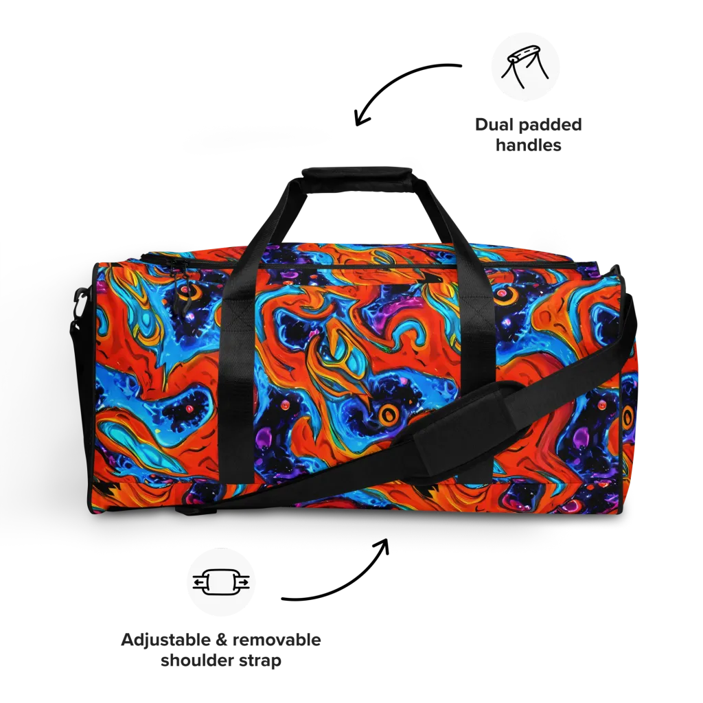 Sonic Lava on Duffle Bag — Front