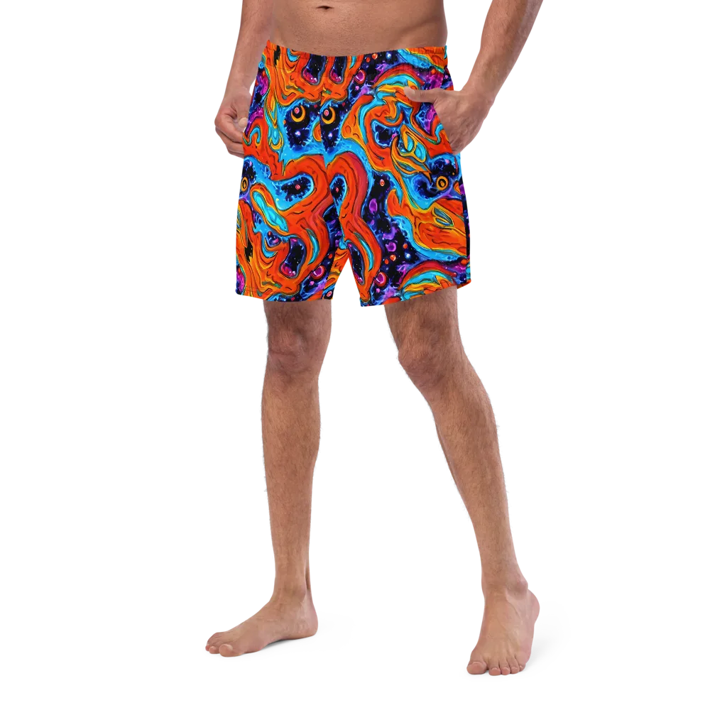 Sonic Lava on Swim Trunks — Left Front