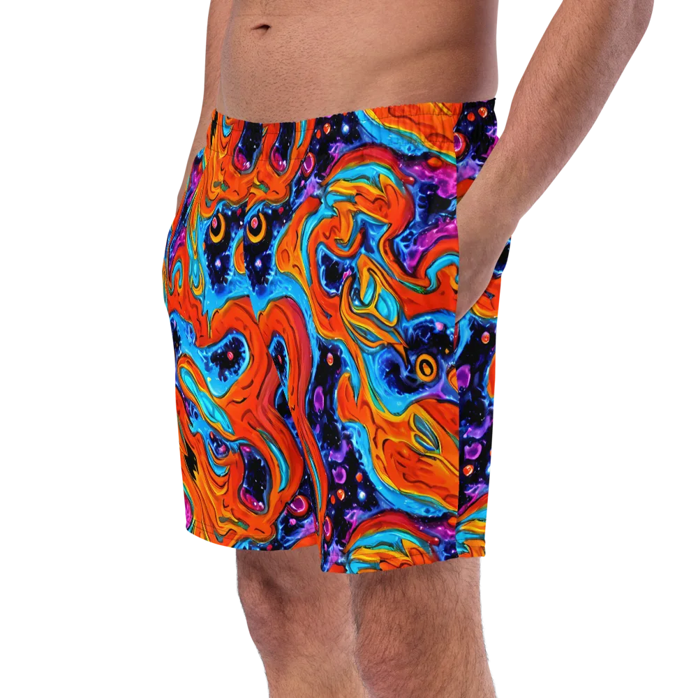 Sonic Lava on Swim Trunks — Left Front