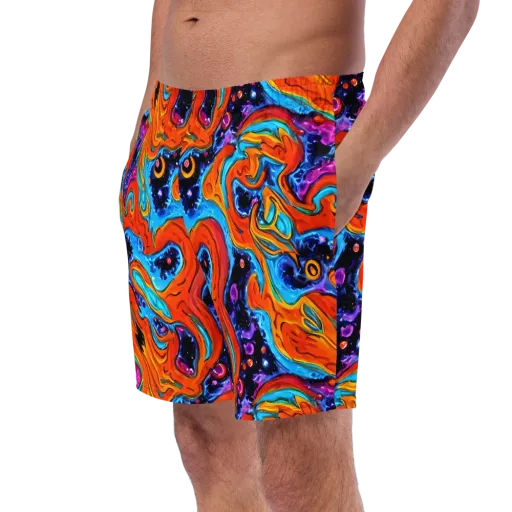 Sonic Lava on a Swim Trunks