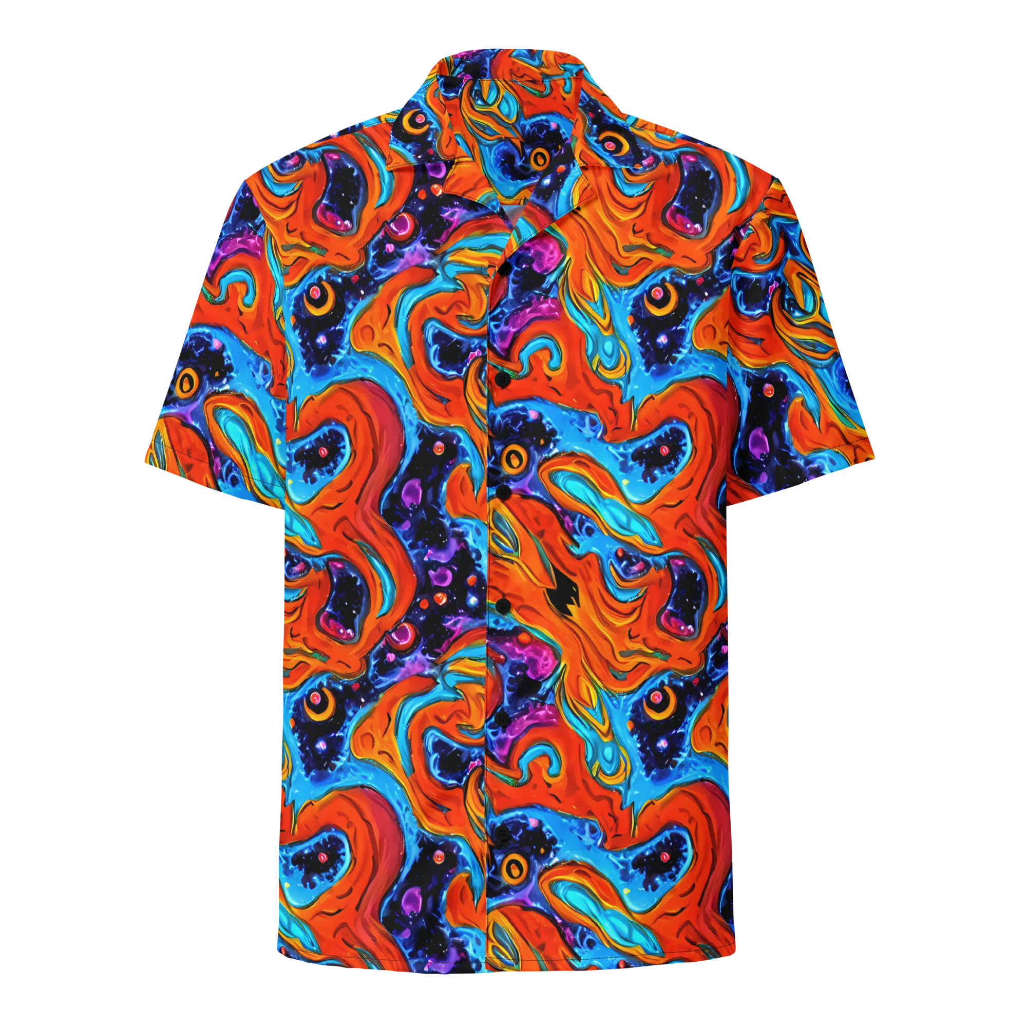 Sonic Lava on Button Shirt — Front