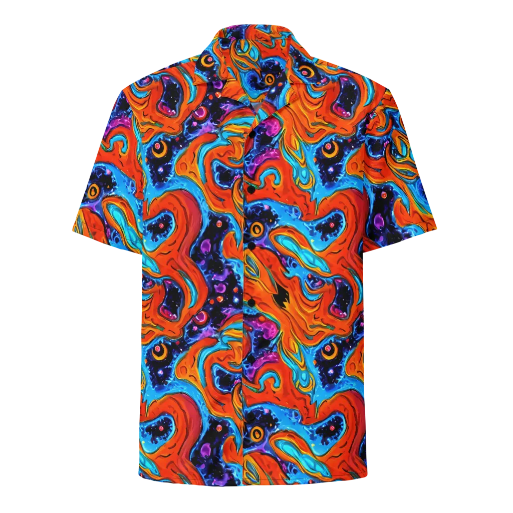 Sonic Lava on Button Shirt — Front