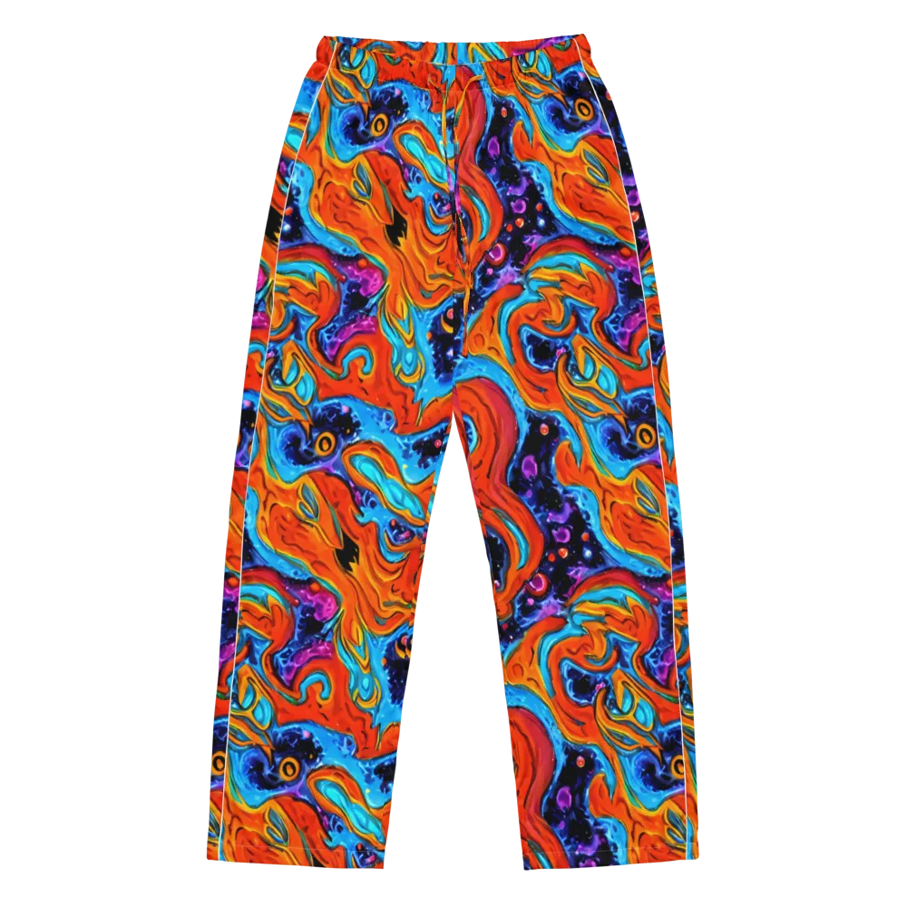 Sonic Lava on Women's Pajama Pants — Front