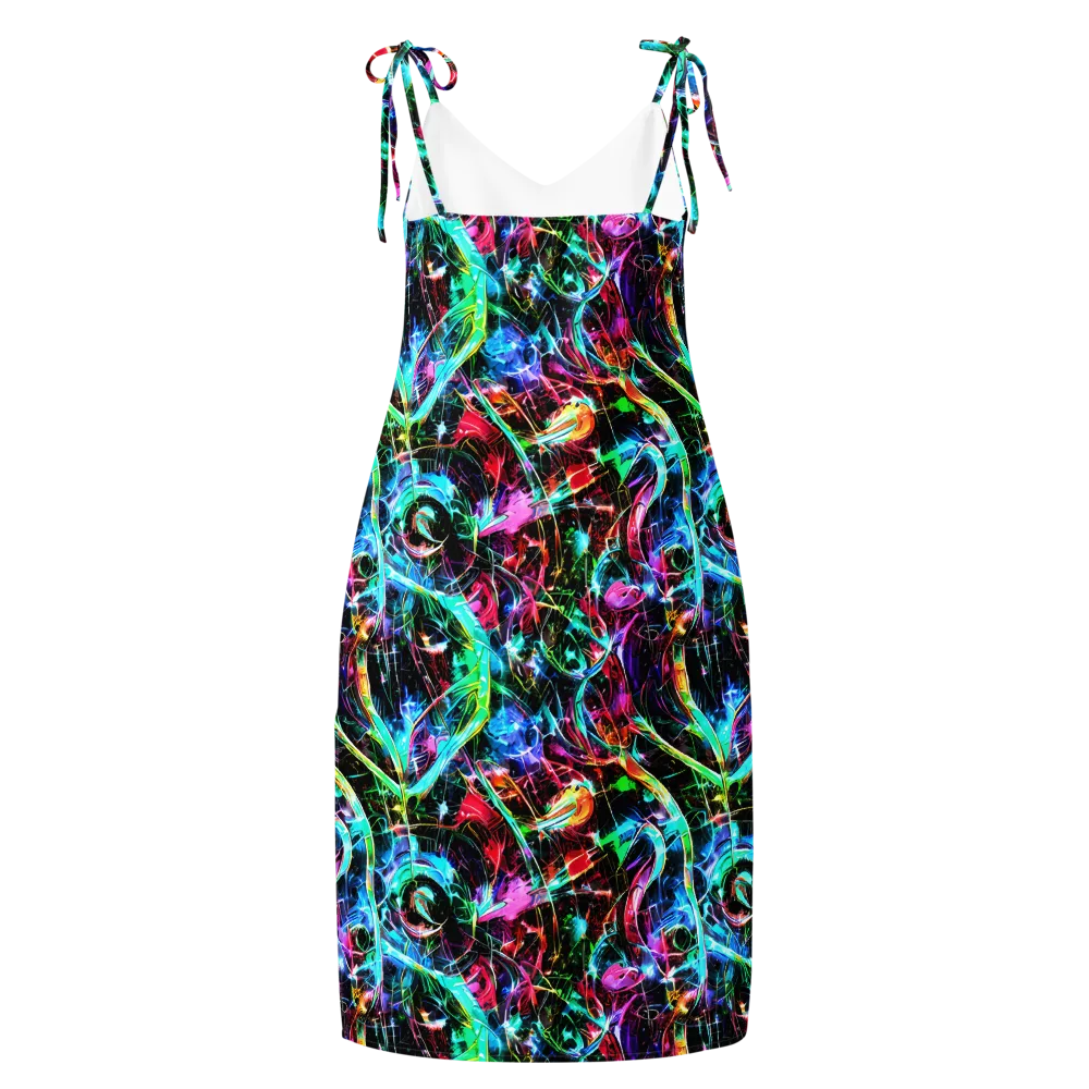 Futuristic Fever on Slip Dress — Back