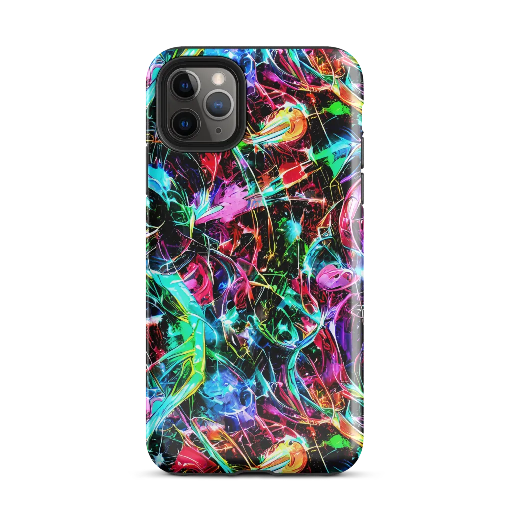 Futuristic Fever on Tough Case for iPhone® — Front