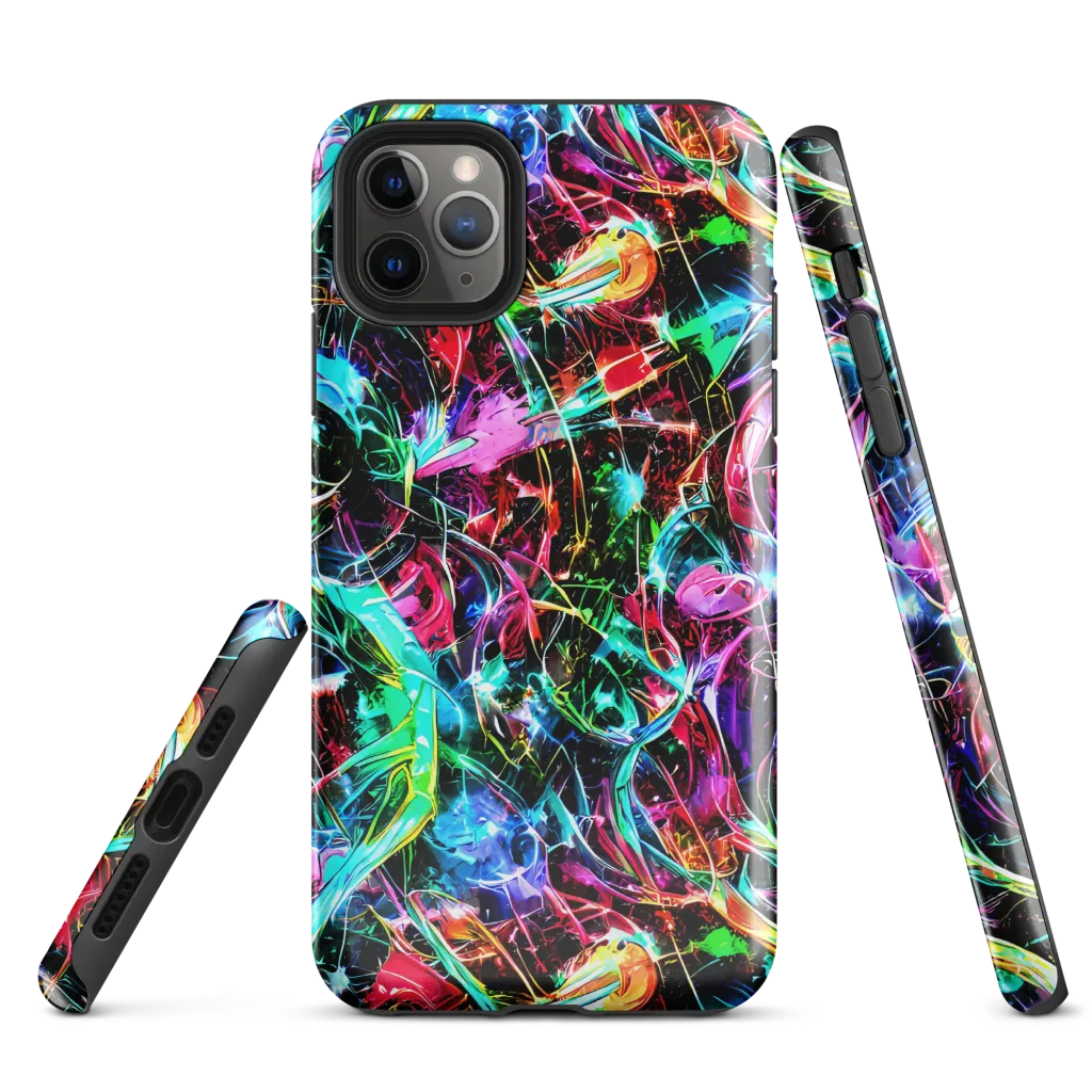Futuristic Fever on Tough Case for iPhone® — Front