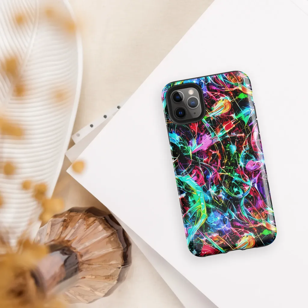 Futuristic Fever on Tough Case for iPhone® — Front