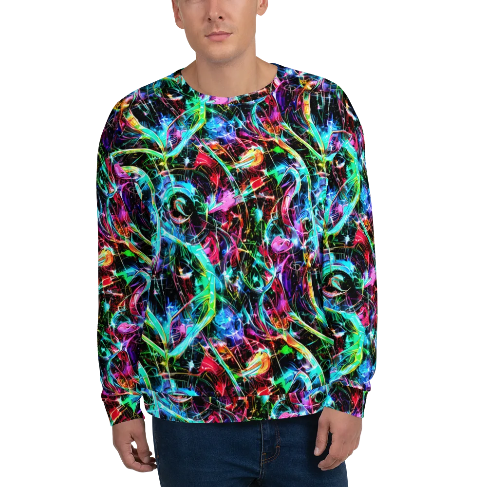 Futuristic Fever on Sweatshirt — Front