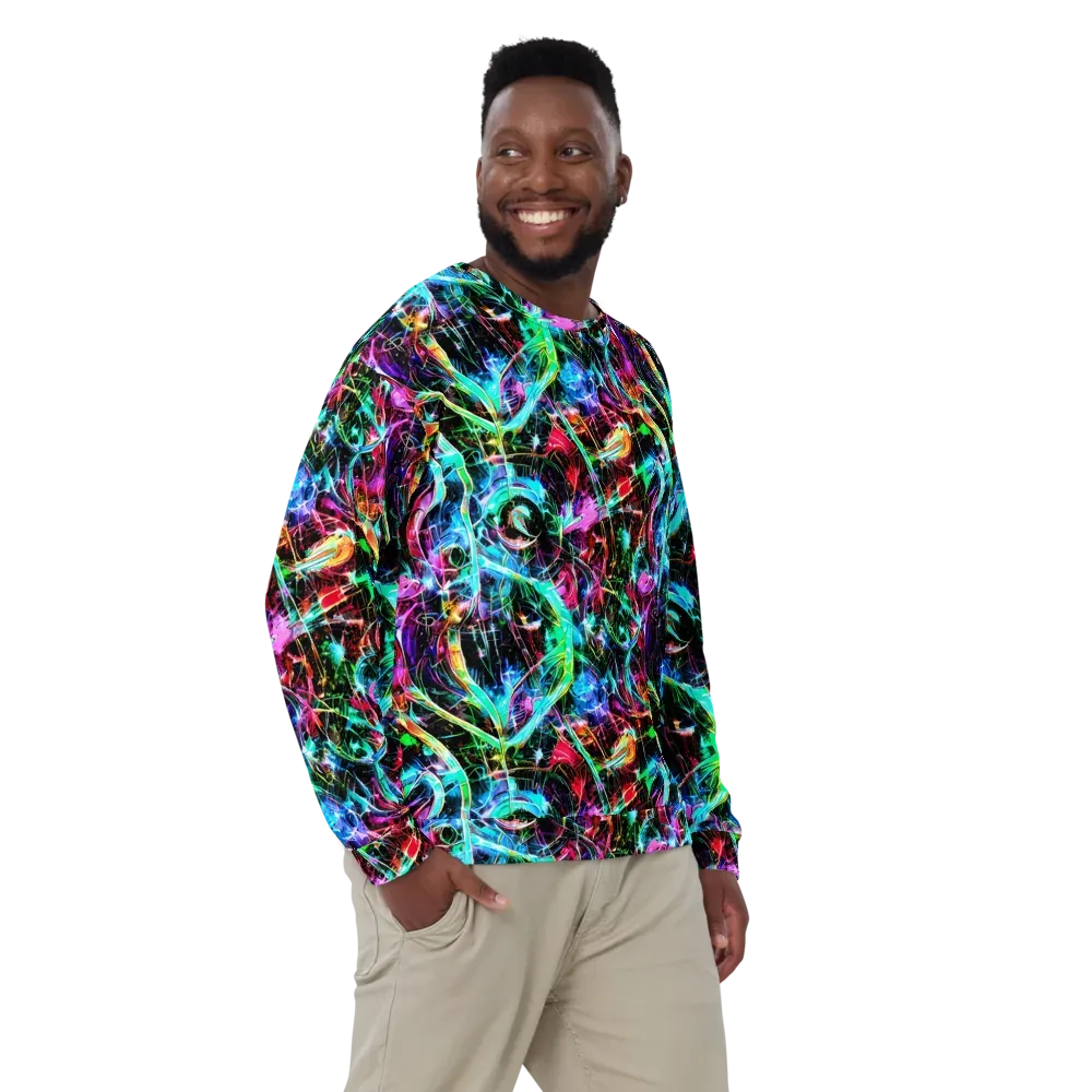 Futuristic Fever on Sweatshirt — Front