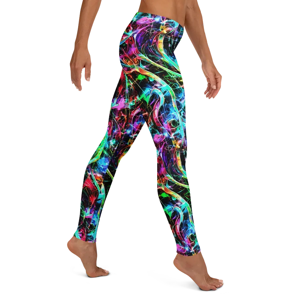 Futuristic Fever on Leggings — Right