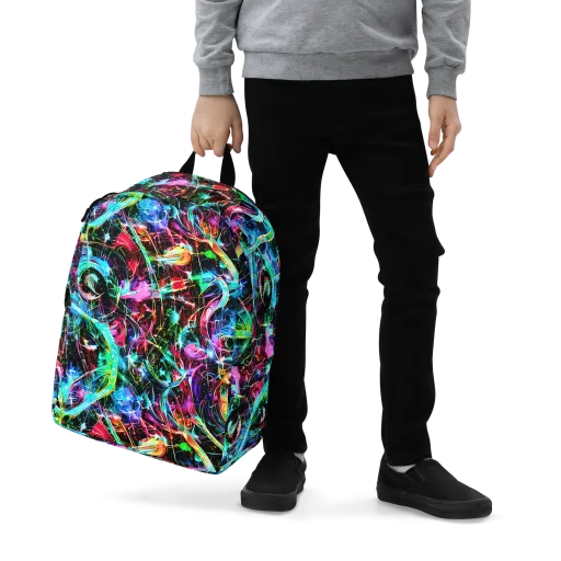 Futuristic Fever on a Minimalist Backpack