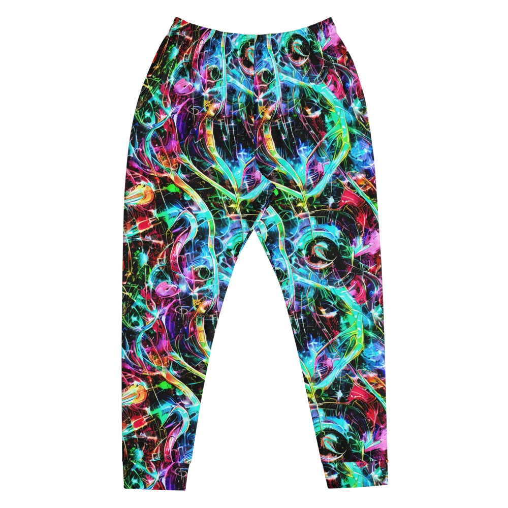 Futuristic Fever on Men's Joggers — Front